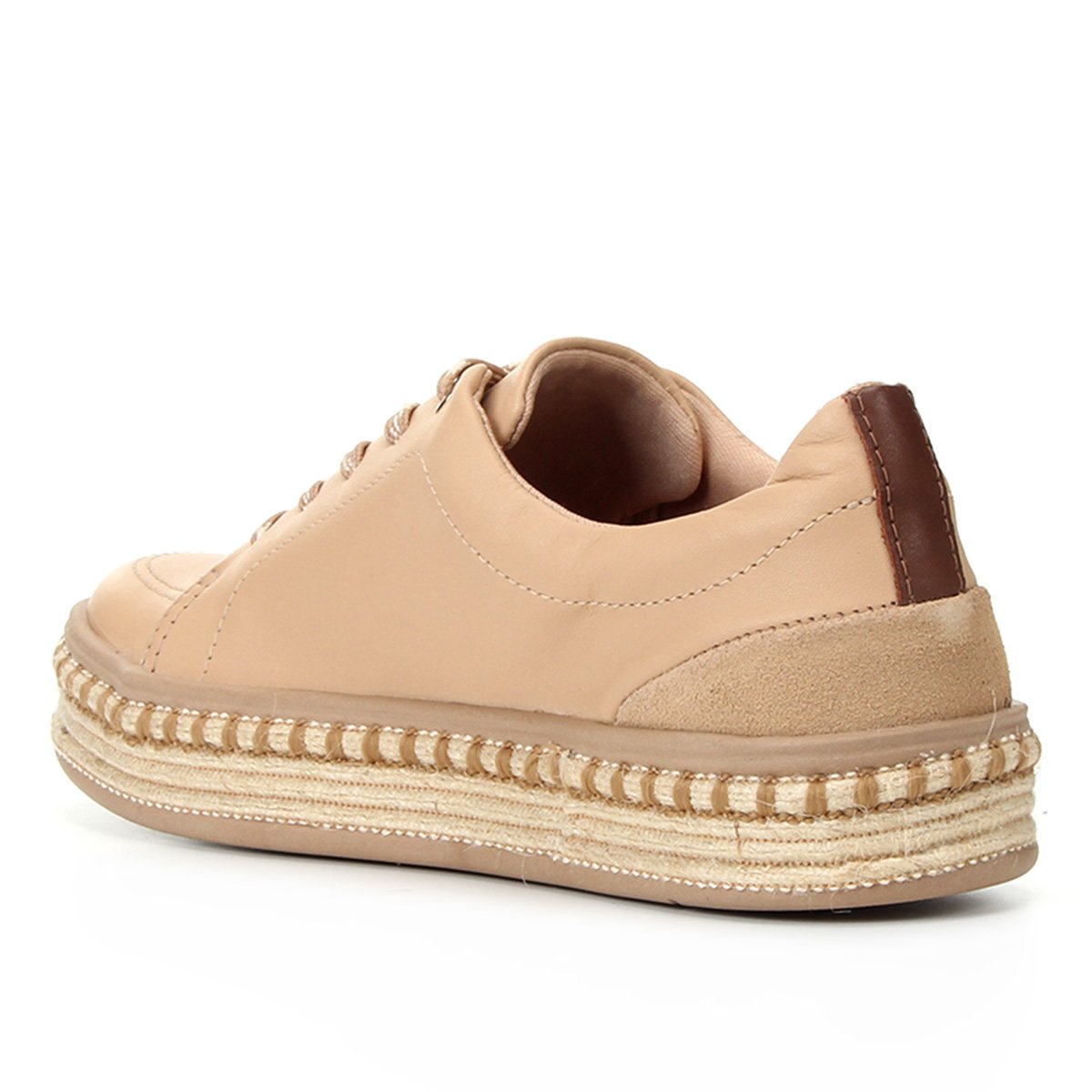 tenis cravo e canela bege